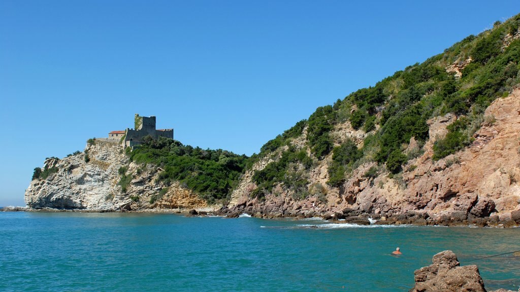 Castiglione della Pescaia which includes general coastal views