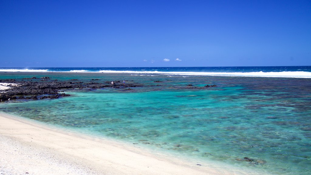 Saint-Pierre menunjukkan pantai berkerikil dan pantai berpasir