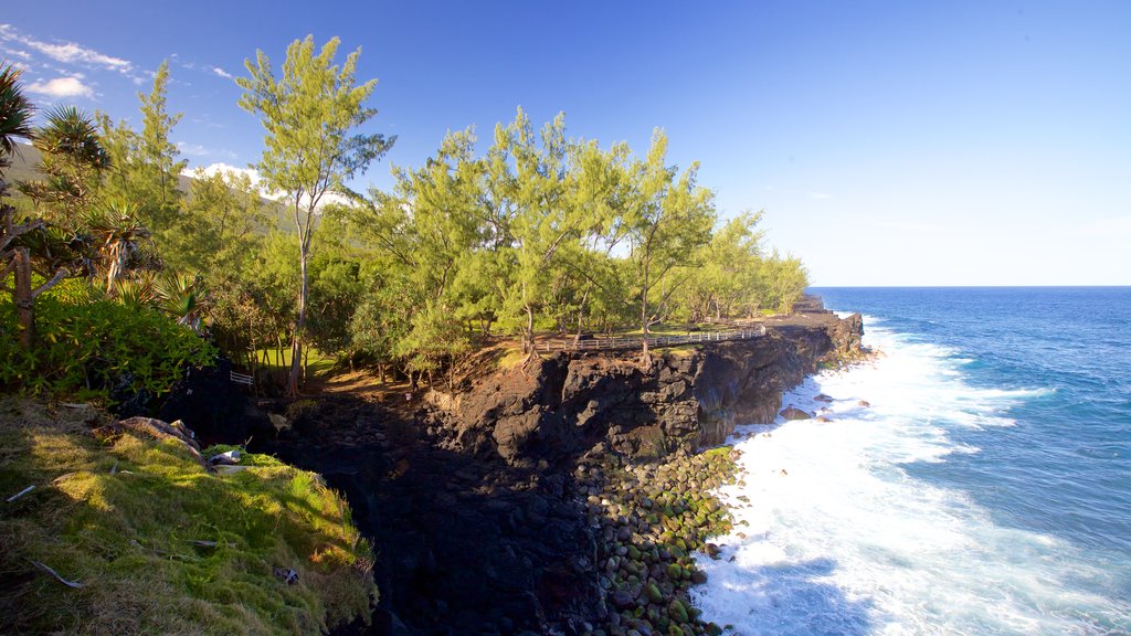 Cape Mechant que incluye litoral rocoso