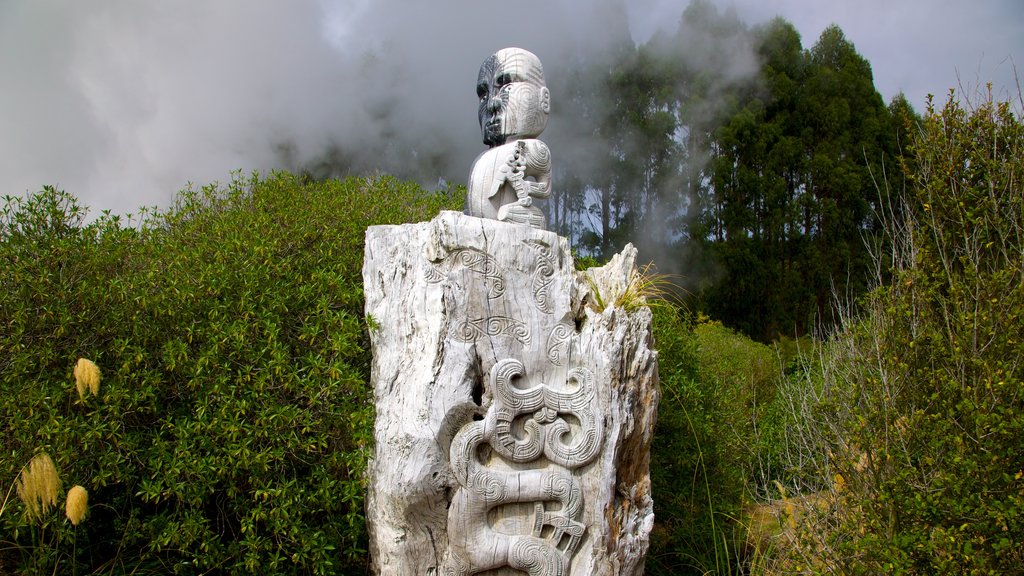 Wairakei showing art and indigenous culture