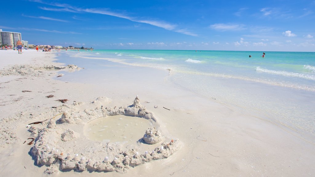 Siesta Key Public Beach which includes a sandy beach