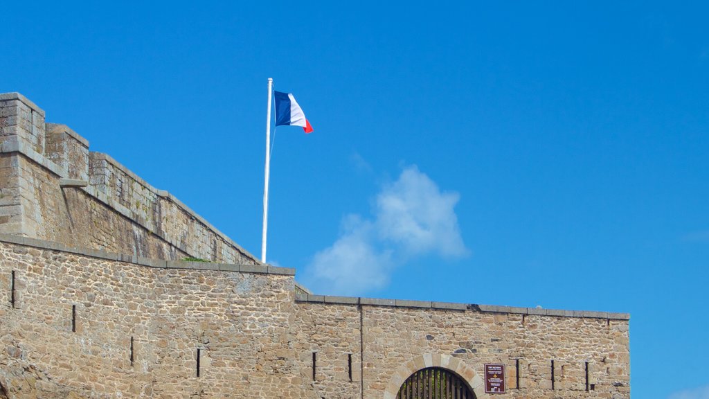 Fort National which includes heritage elements