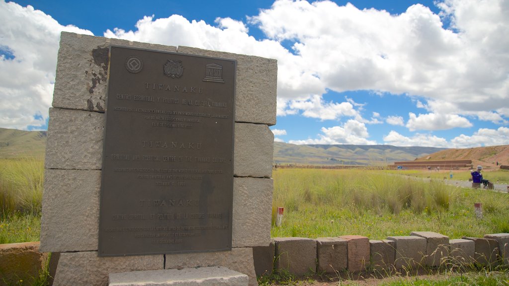 Tiwanaku showing tranquil scenes