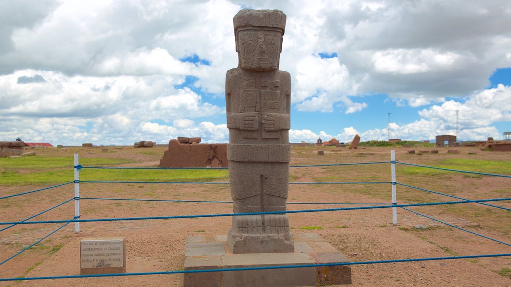 Tiwanaku que inclui elementos de patrimônio