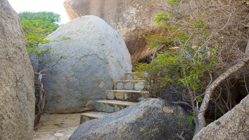 Ayo Rock Formations featuring caves