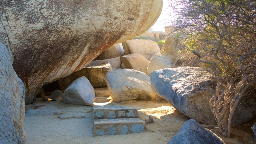 Ayo Rock Formations showing caves