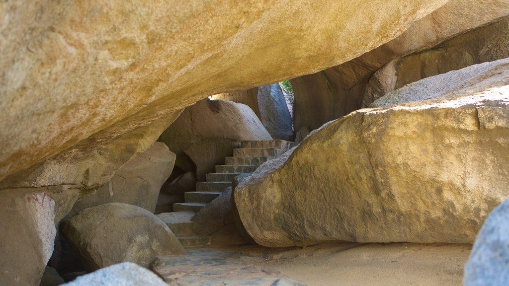 Ayo Rock Formations which includes caves