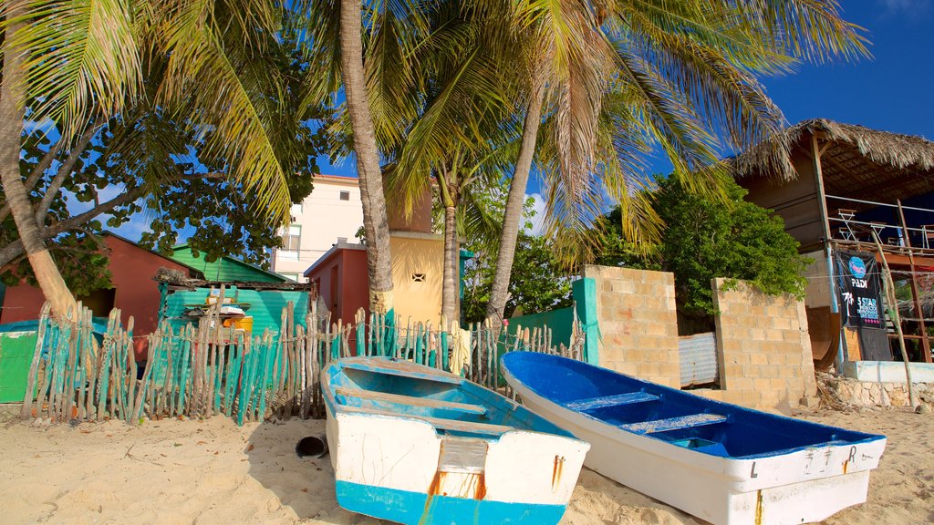 Plage de Bayahibe mettant en vedette vues littorales