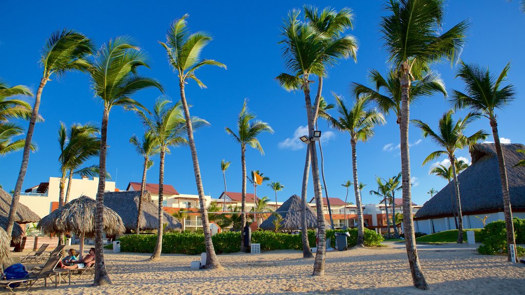 Uvero Alto which includes tropical scenes and a sandy beach