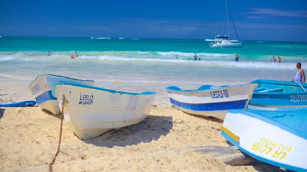 Macao Beach which includes a beach