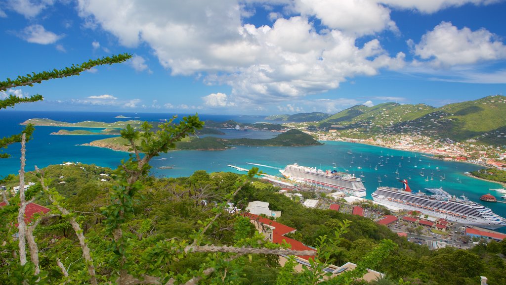 St. Thomas mostrando vista general a la costa y vista panorámica