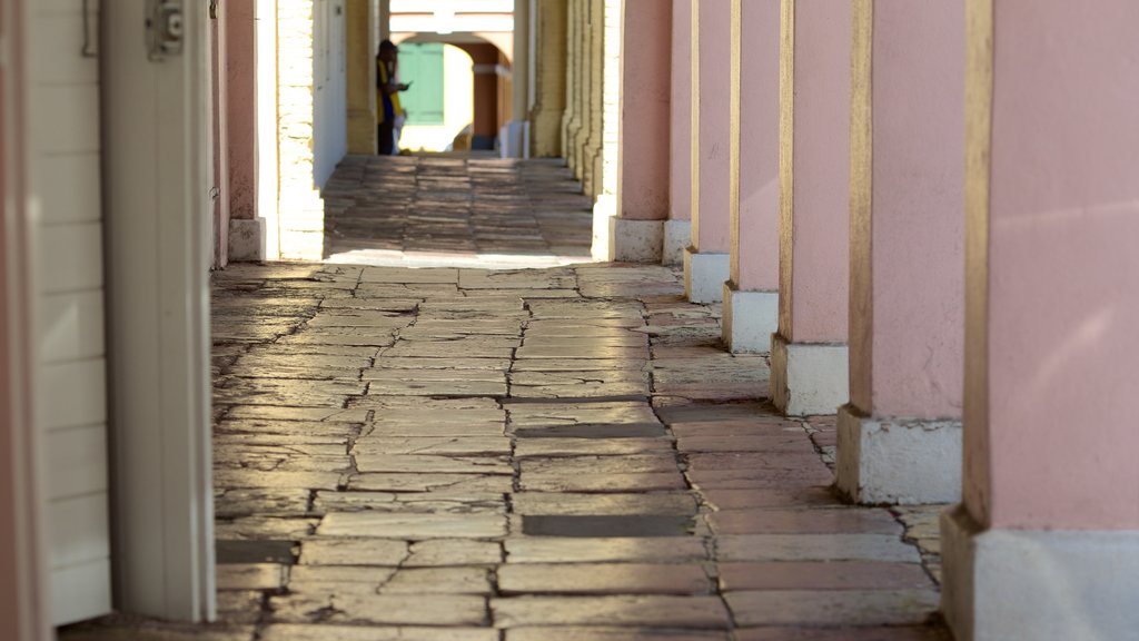 Christiansted mostrando elementos del patrimonio