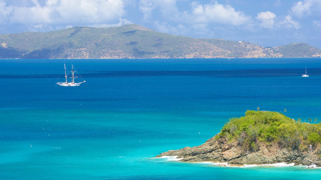 Trunk Bay showing general coastal views