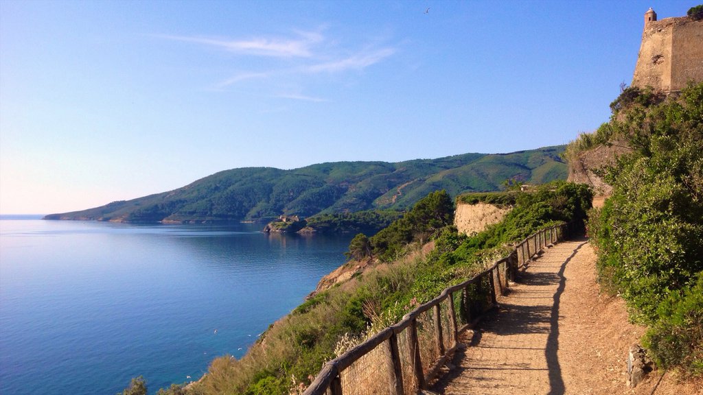 Elba Island which includes general coastal views