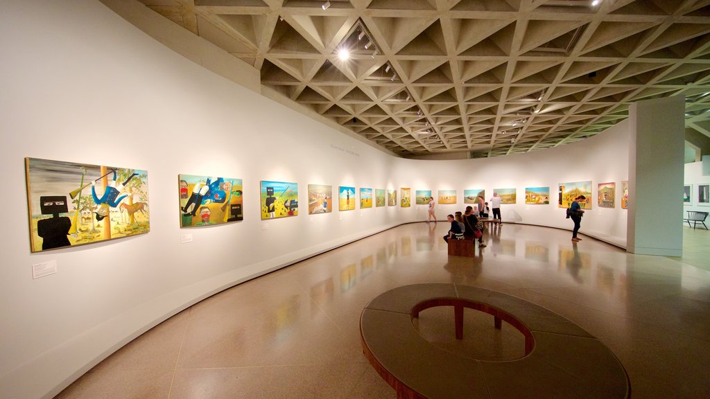 National Gallery of Australia featuring interior views