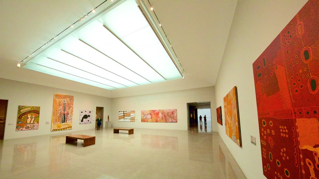 National Gallery of Australia which includes interior views and art