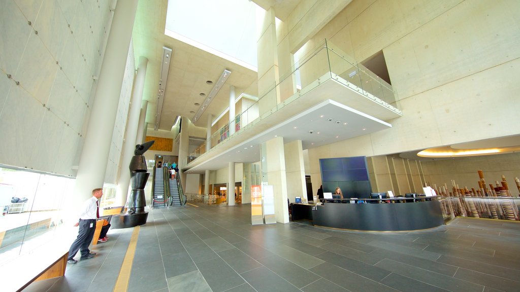 National Gallery of Australia featuring interior views