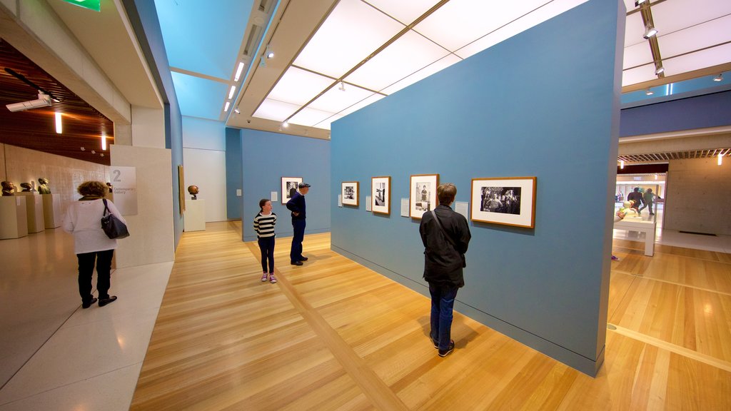 National Portrait Gallery which includes interior views and art as well as a small group of people