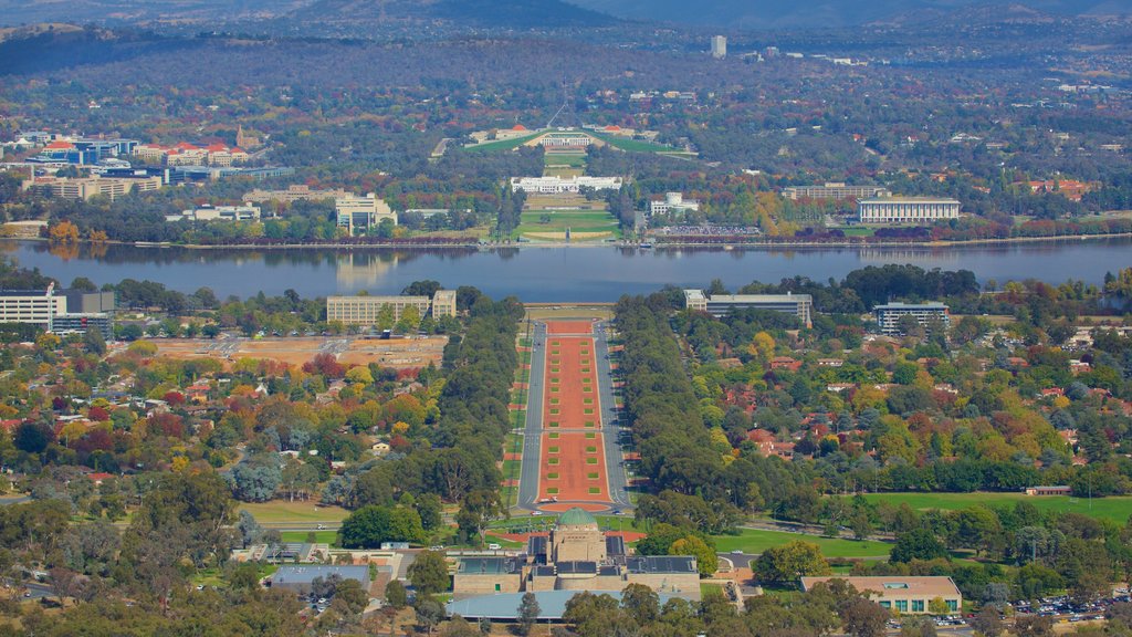 Canberra que incluye una ciudad