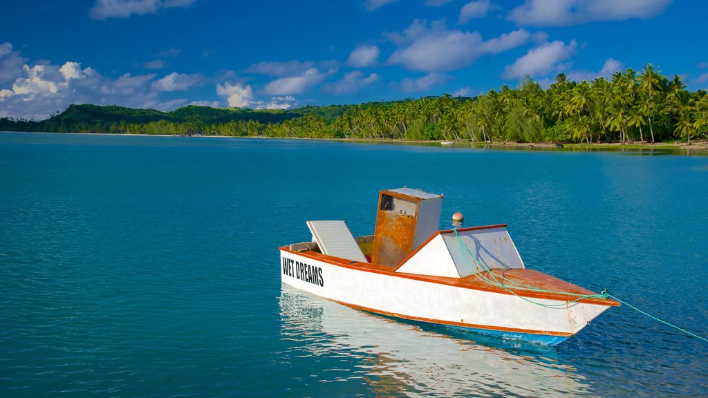 Arutanga showing tropical scenes and general coastal views