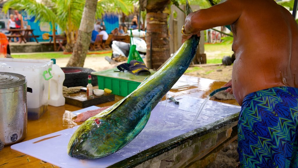 Muri Beach which includes food