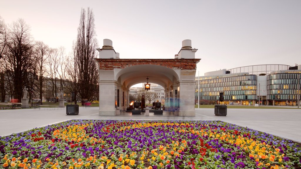 Tomb of Unknown Soldier featuring flowers