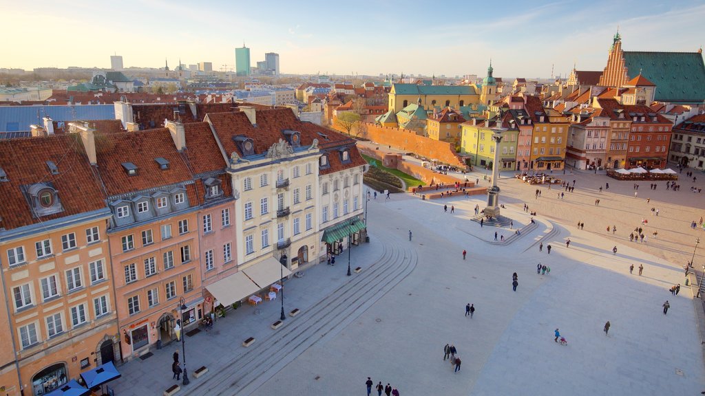 Place du Château qui includes une place publique et éléments du patrimoine