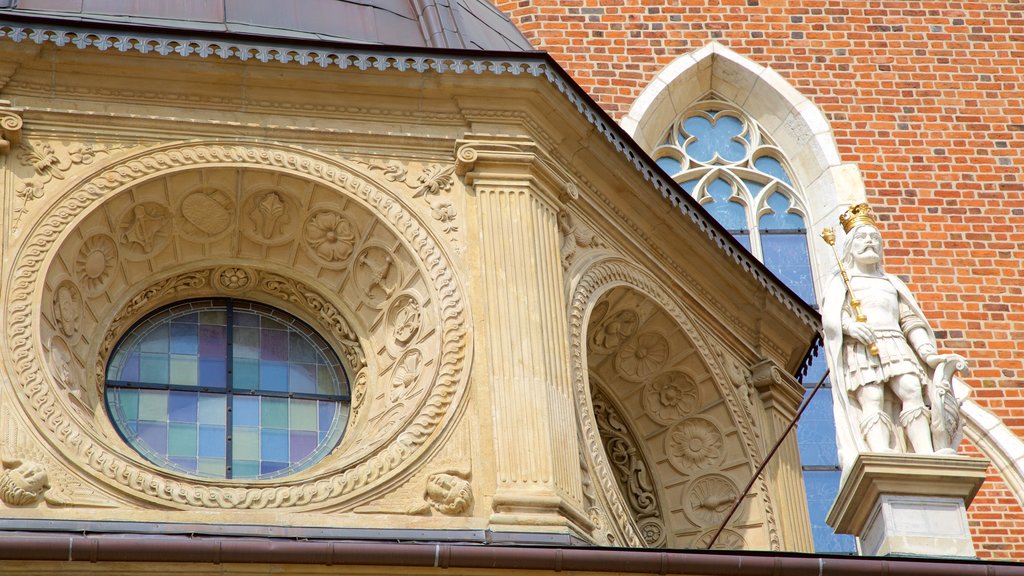 Wawel-katedralen og byder på en kirke eller en katedral