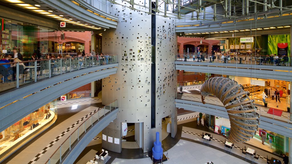 Stary Browar Shopping and Art Centre showing interior views and shopping