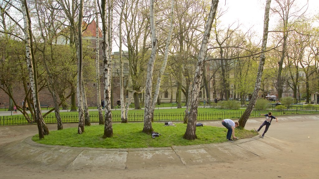 Parque Planty ofreciendo un jardín