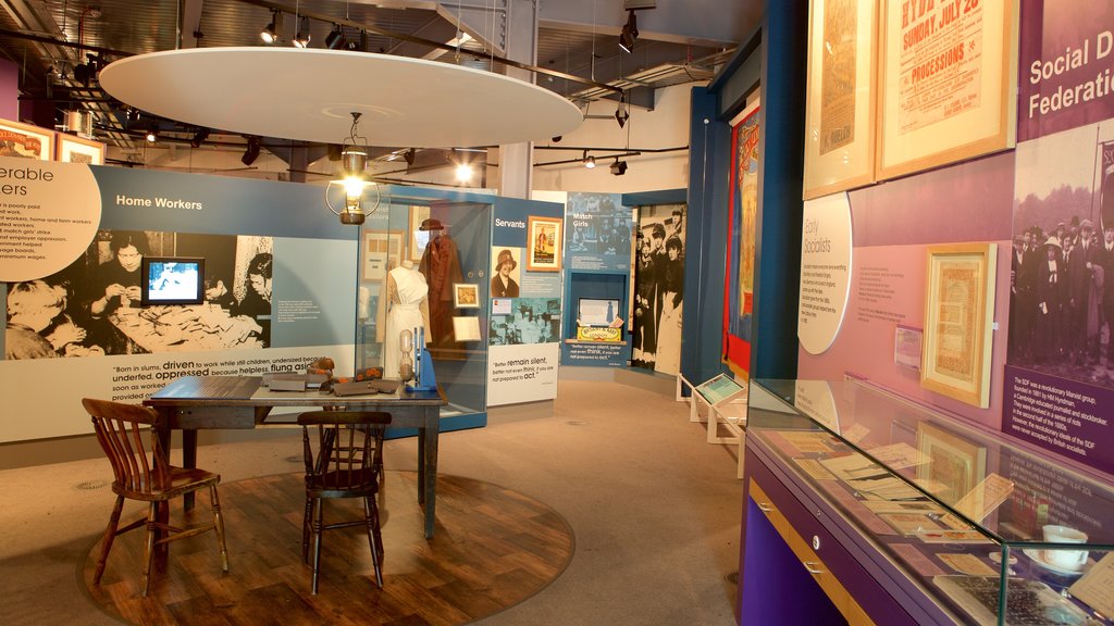 People\'s History Museum showing interior views