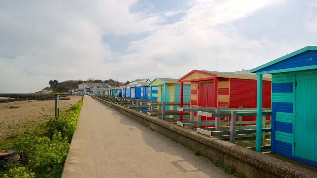 Whitstable Beach which includes general coastal views