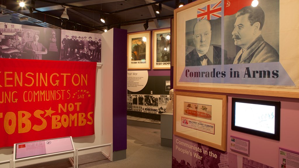 Museu de História da Comunidade caracterizando vistas internas