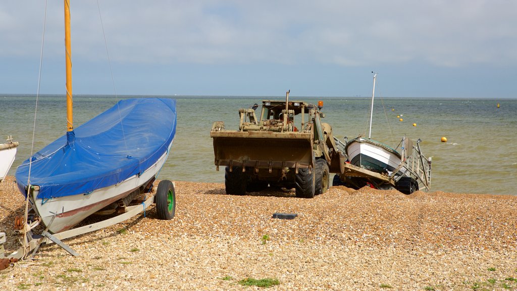 Whitstable Beach featuring a pebble beach