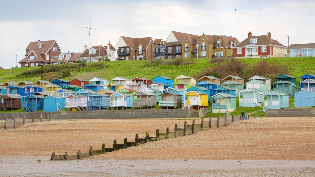 Whitstable Beach inclusief een kiezelstrand