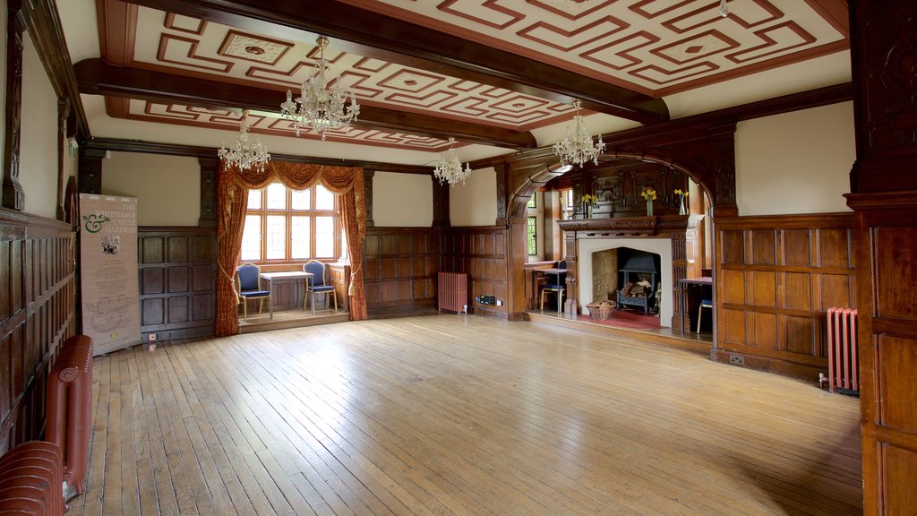 Whitstable Castle and Gardens showing heritage elements and interior views