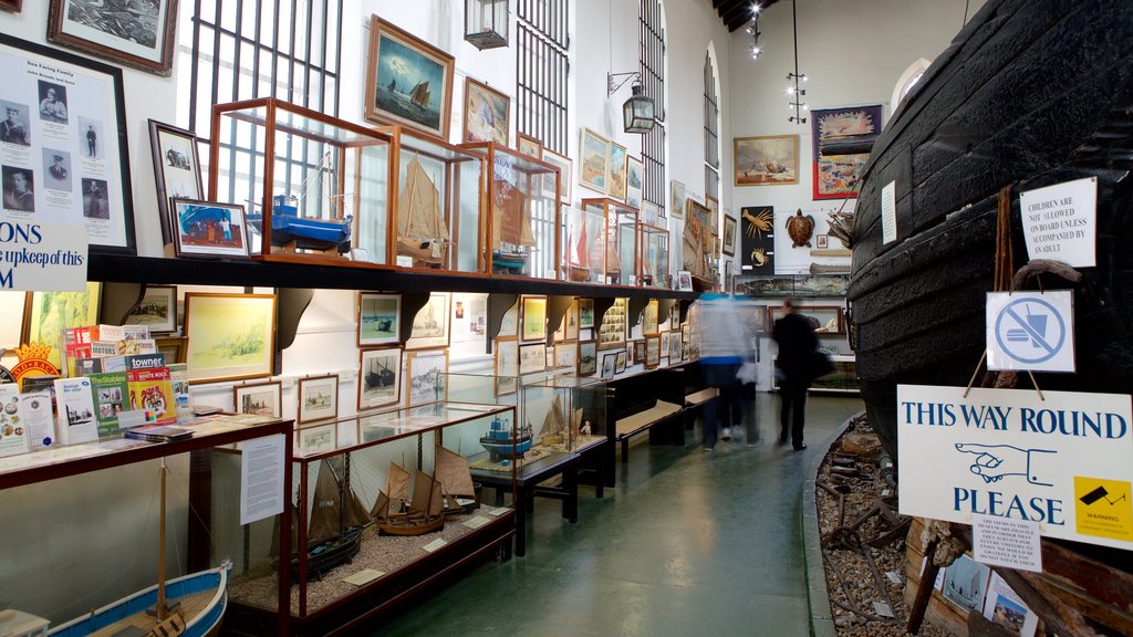 Fishermen\'s Museum featuring interior views