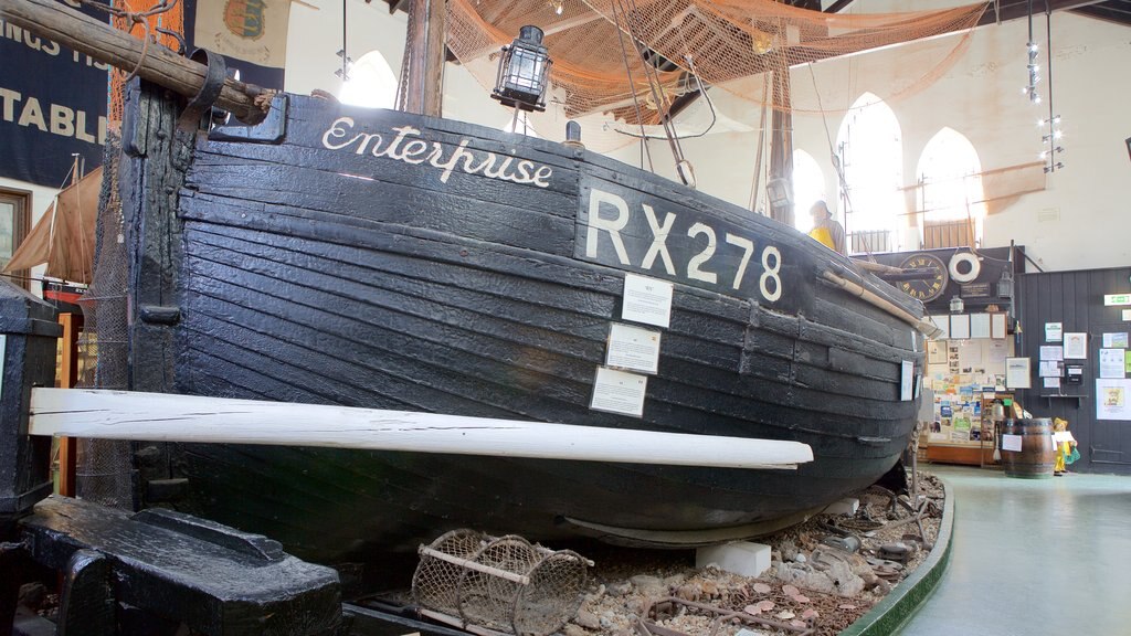 Fishermen\'s Museum showing interior views