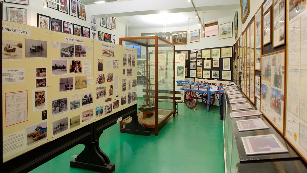 Museum Nelayan menunjukkan pemandangan interior