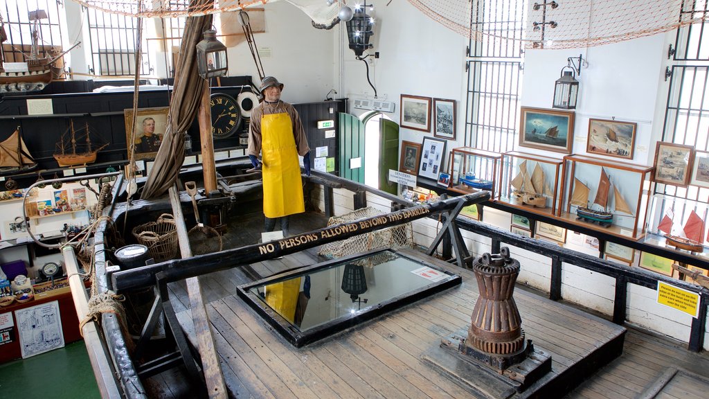 Fishermen\'s Museum featuring interior views