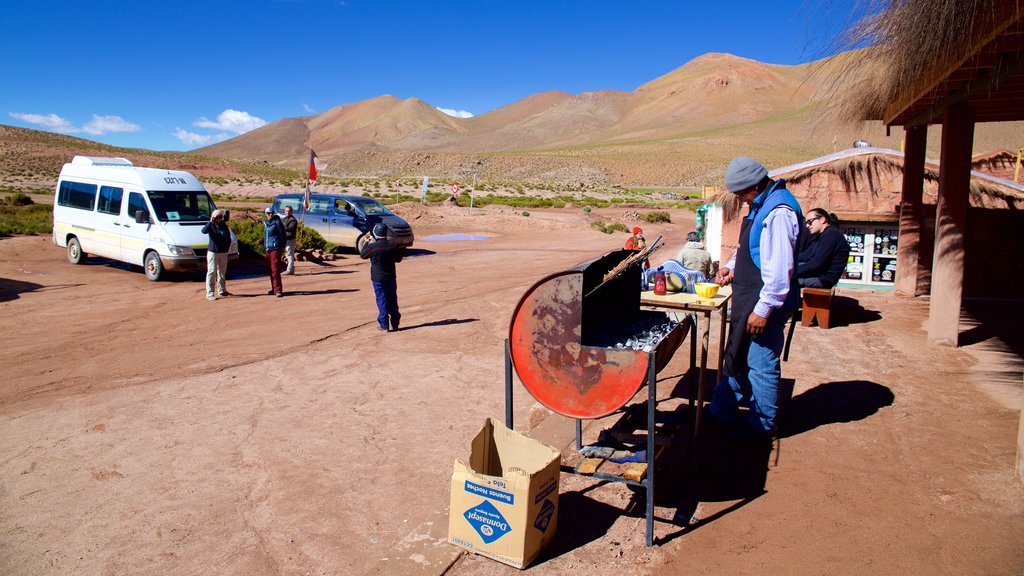 Machuca which includes tranquil scenes as well as a small group of people