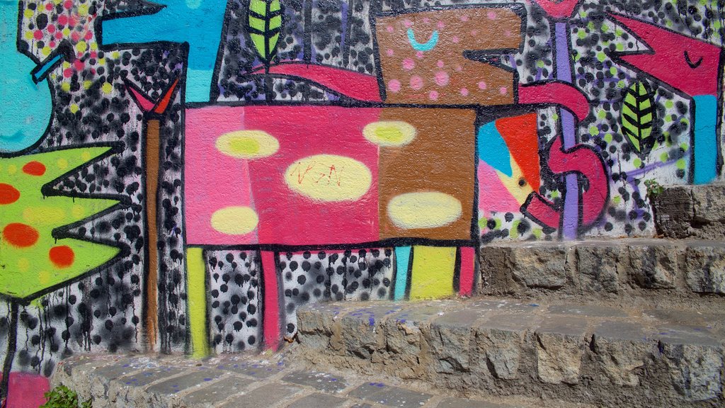 Open Air Museum of Valparaiso which includes outdoor art