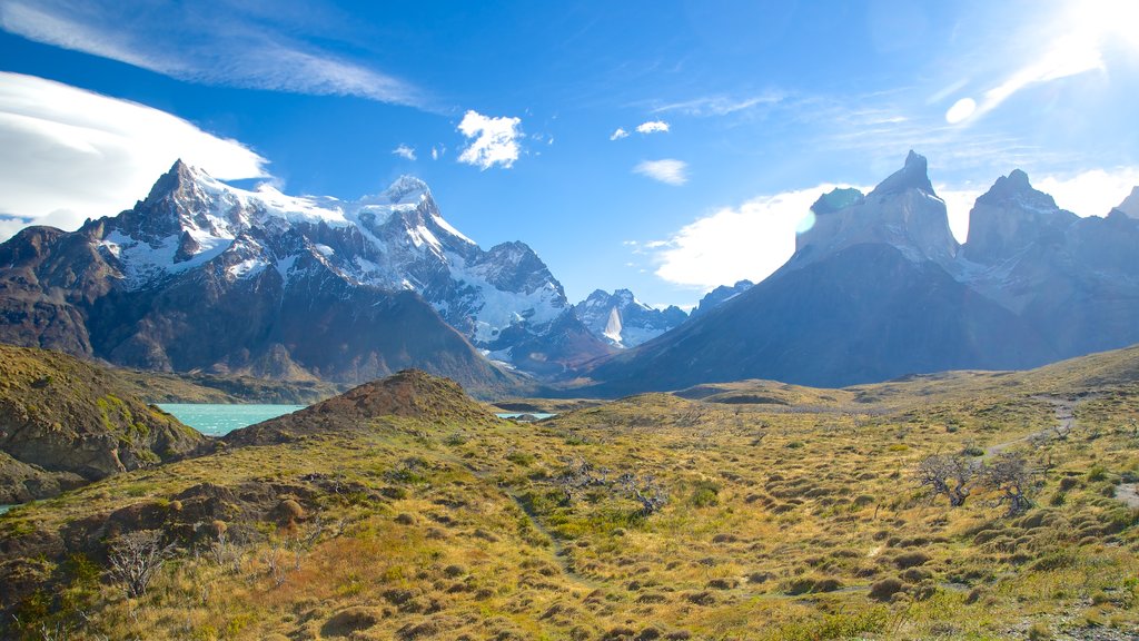 Torres Del Paine which includes tranquil scenes and landscape views