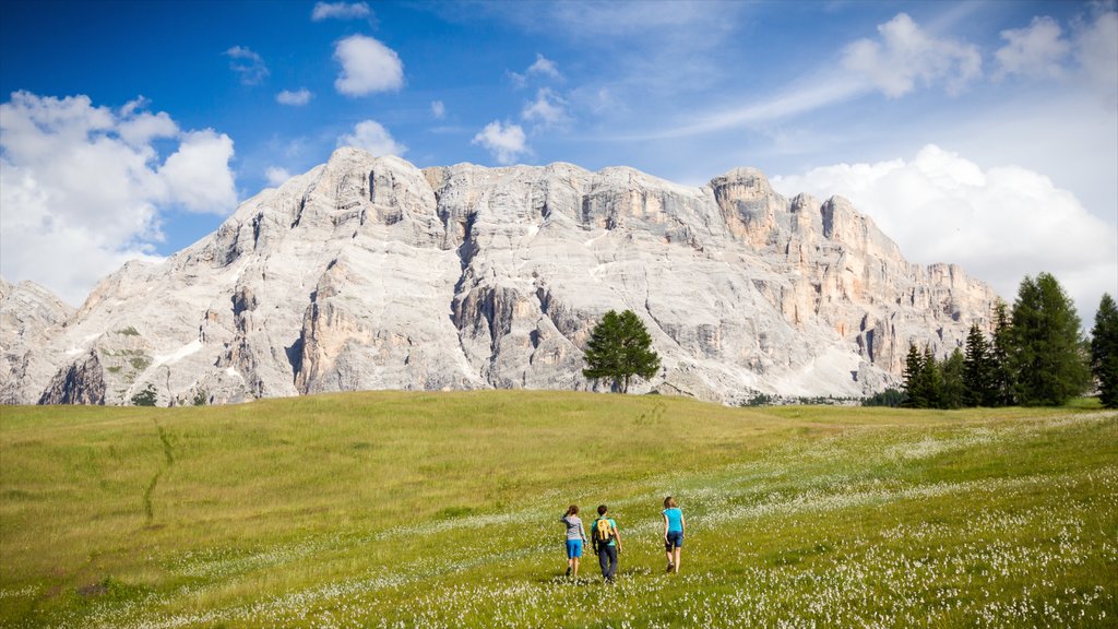 Alta Badia cho thấy những ngọn núi và cảnh thanh bình