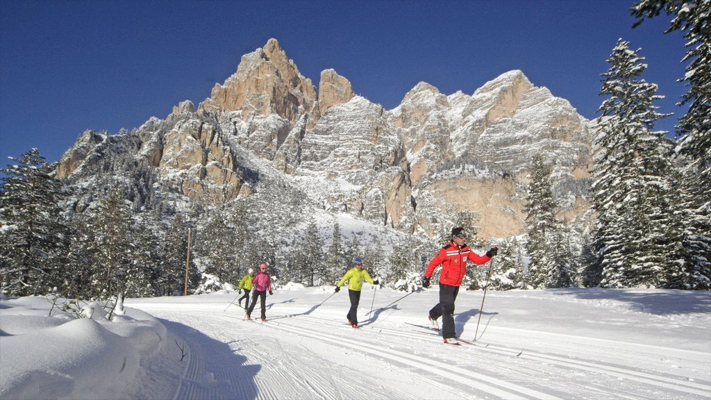 Alta Badia og byder på bjerge, sne og skiløb