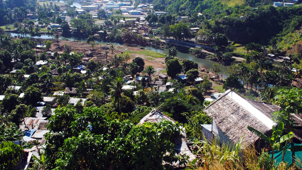 Honiara showing a river or creek and a small town or village