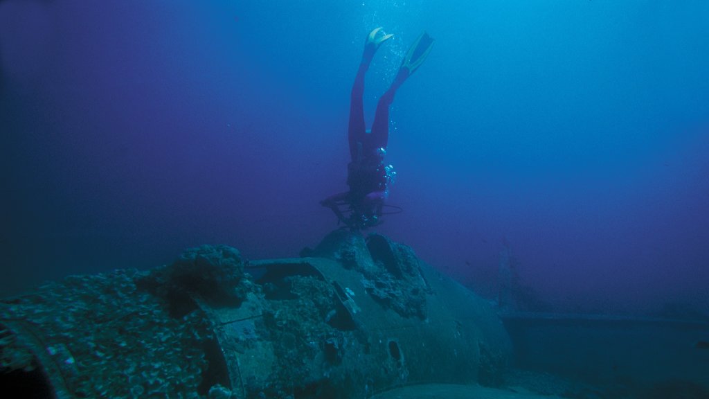 Solomon Islands which includes scuba