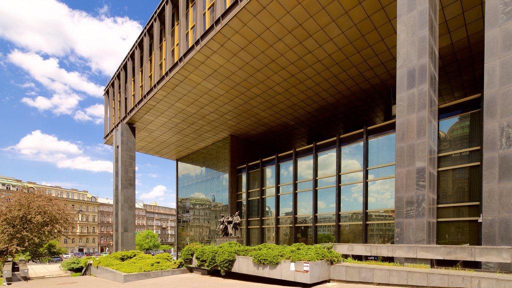 Czech National Museum showing modern architecture