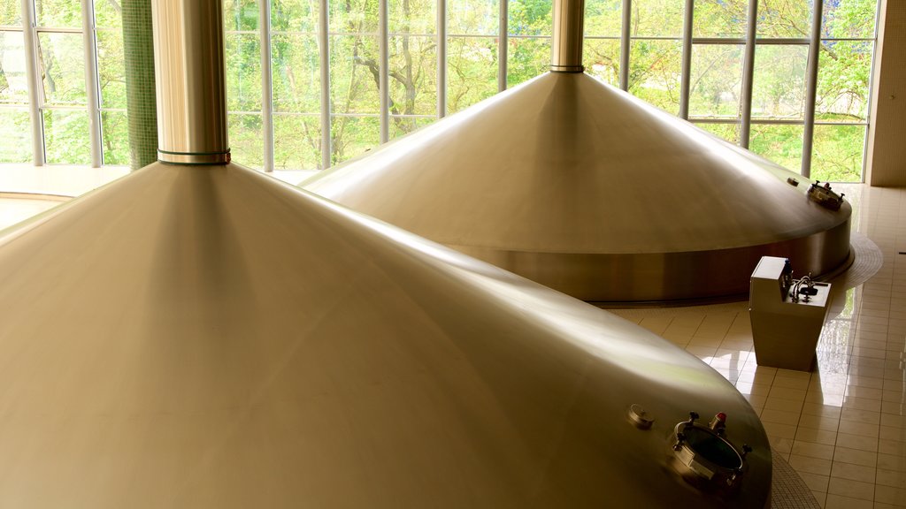 Pilsner Urquell Brewery showing interior views