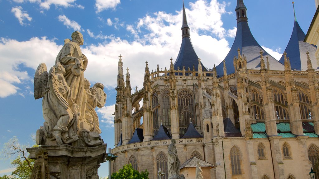 Church of St. Barbara which includes heritage architecture, heritage elements and a church or cathedral